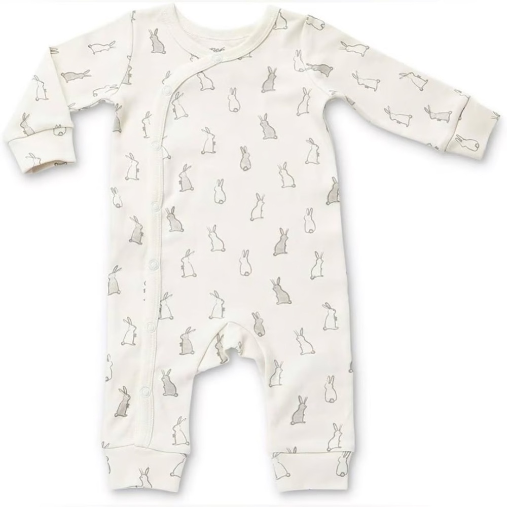 Pehr Baby Romper with Bunny Print